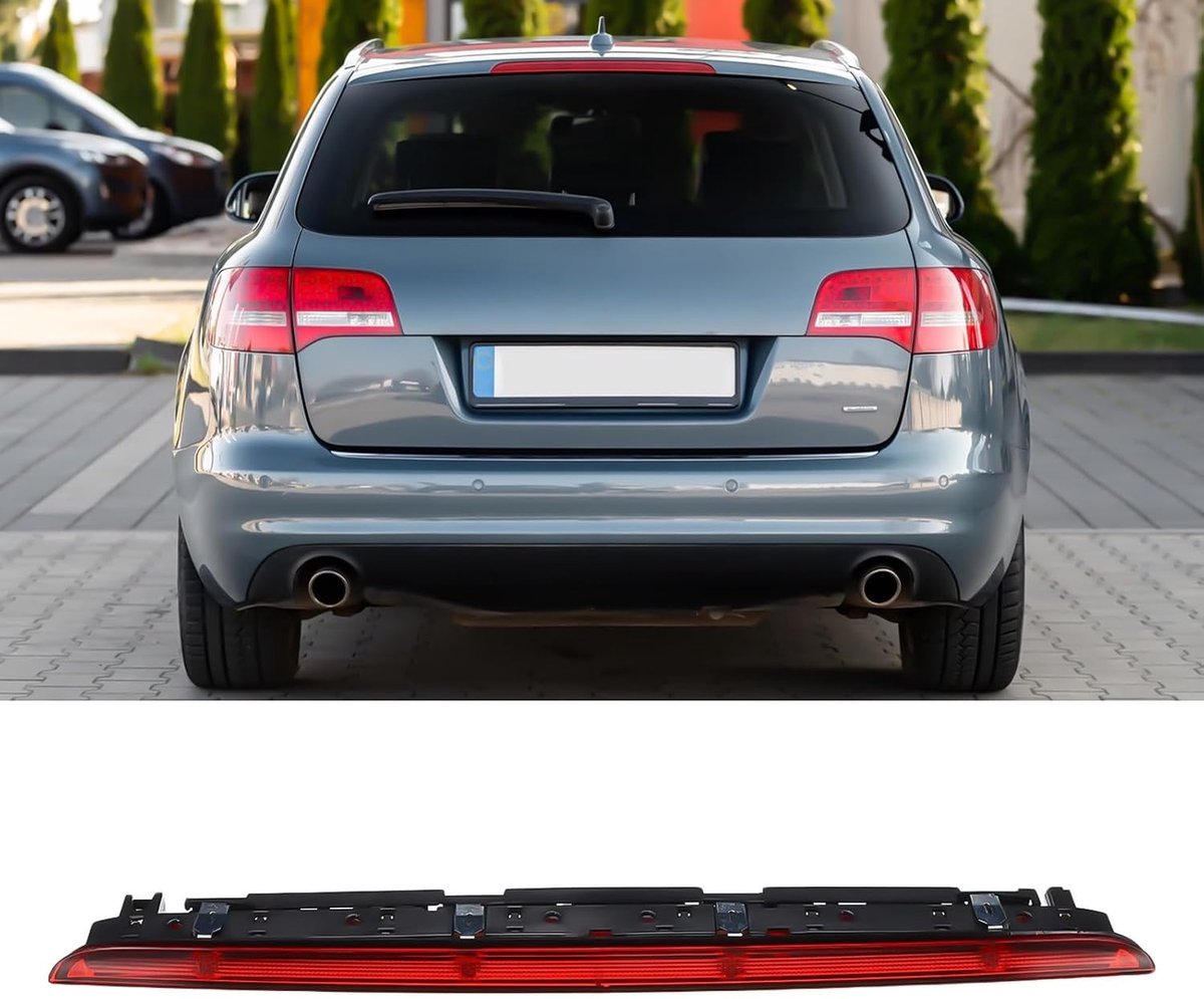 Third Brake Light Rear High Level Brake Light Replacement For 2005-2011 A6 Avant 4F5 S6 C6 4F9945097 923-271 (Red) - ShopVlot
