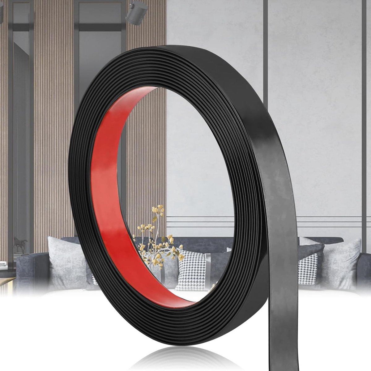 Decorative Moulding Self Adhesive Flexible Wall Moulding Metal Tape Peel Stick Shape for Doors, Windows, Mirrors - ShopVlot