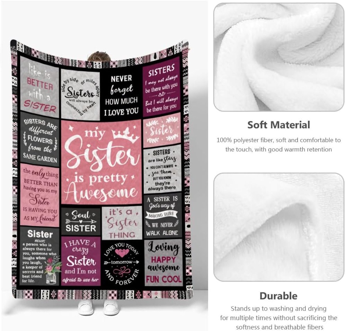 Blanket Sofa Blanket Soft Blanket Extra Soft Cotton Blanket Bed Blanket Flannel Fleece Warm Soft Cosy for Spring - ShopVlot