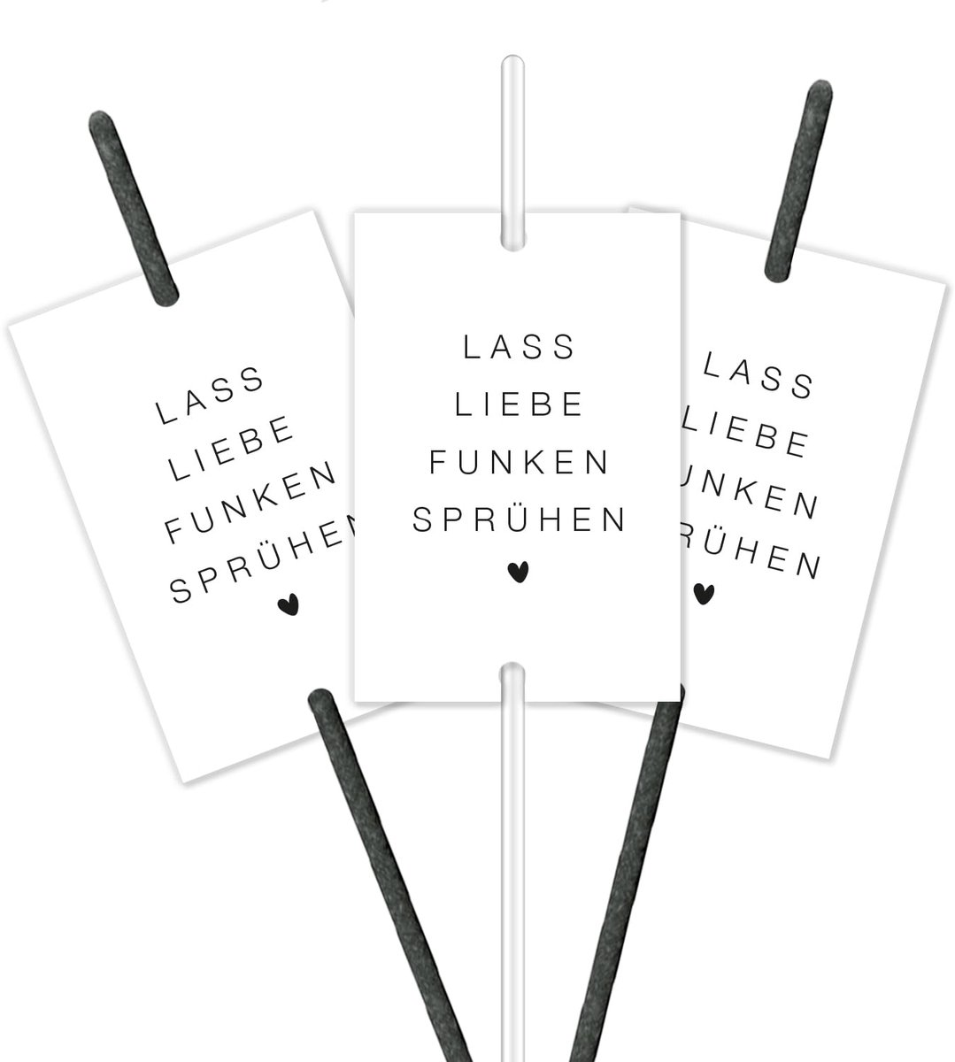 younikat 50 Sterretjes Labels Liefde Vonken Hart - dv1099 - ShopVlot