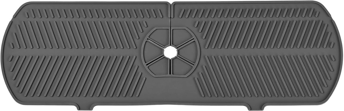 Afvoer Mat 45 x 14 cm - Sneldrogend Siliconen - Antislip Keukenorganisator - Houdt werkblad droog - ShopVlot