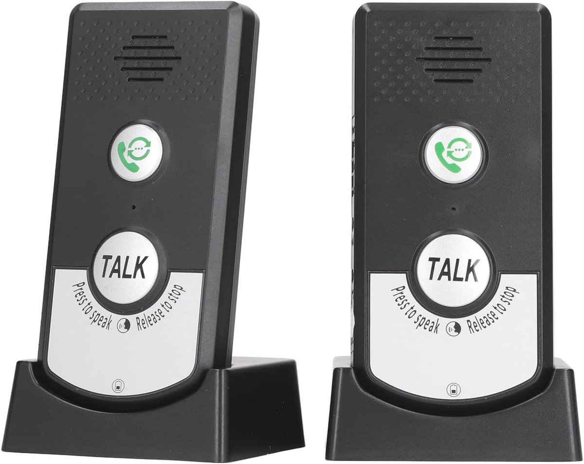 Draadloze intercom voor thuis 20~50M bereik - 2-weg communicatie - ideaal voor babykamers en zorg - ShopVlot