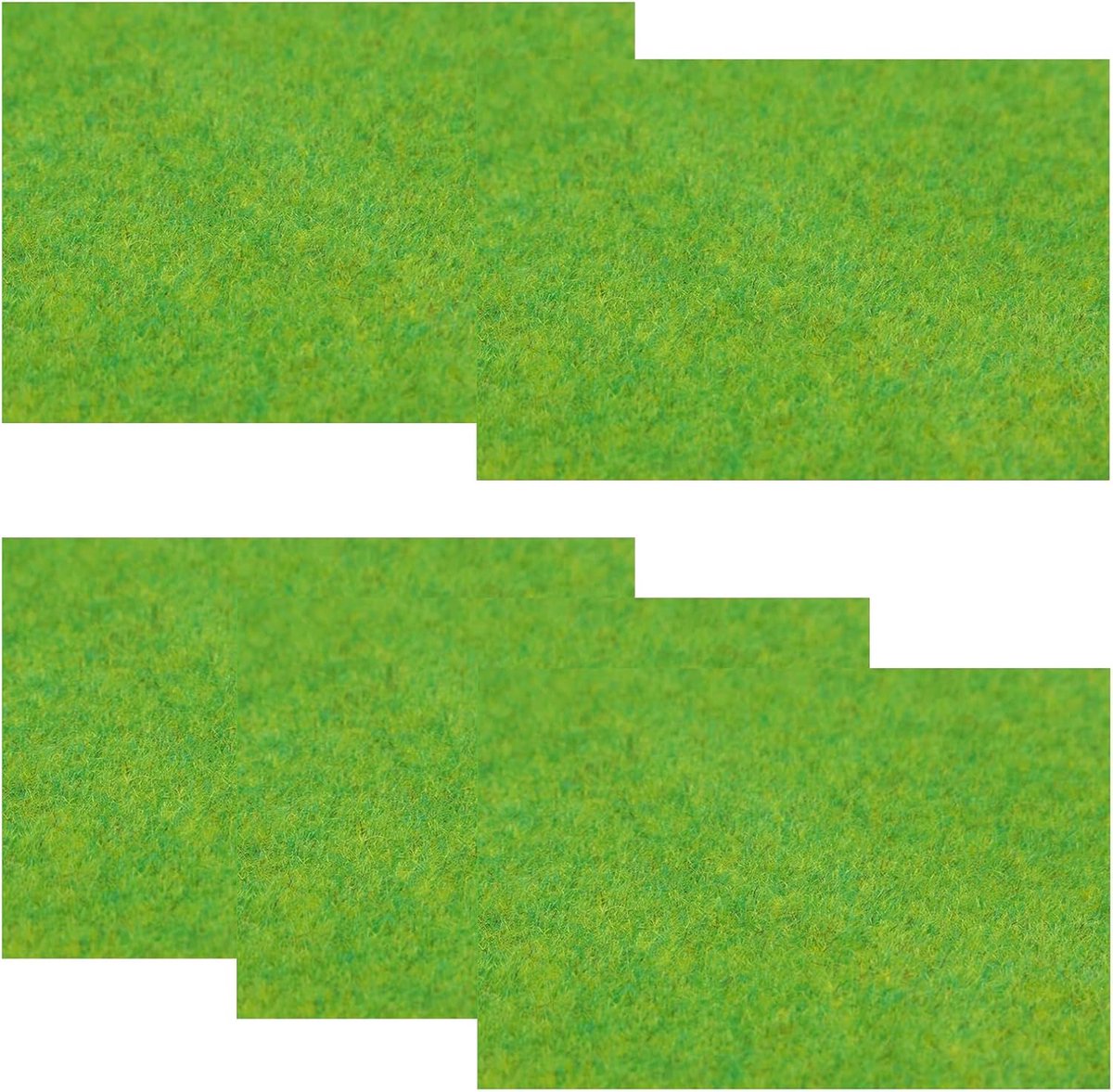 grasmat 20 x 30 cm - kunstgras - realistisch en zacht - ideaal voor modellandschap - ShopVlot