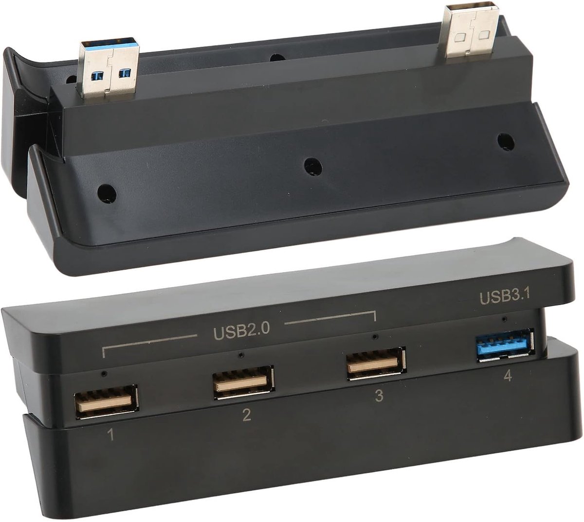 USB Hub 4 Poorten - Hoogwaardige USB 3.1 - Slimme Console Accessoire - Gelijktijdig opladen - ShopVlot