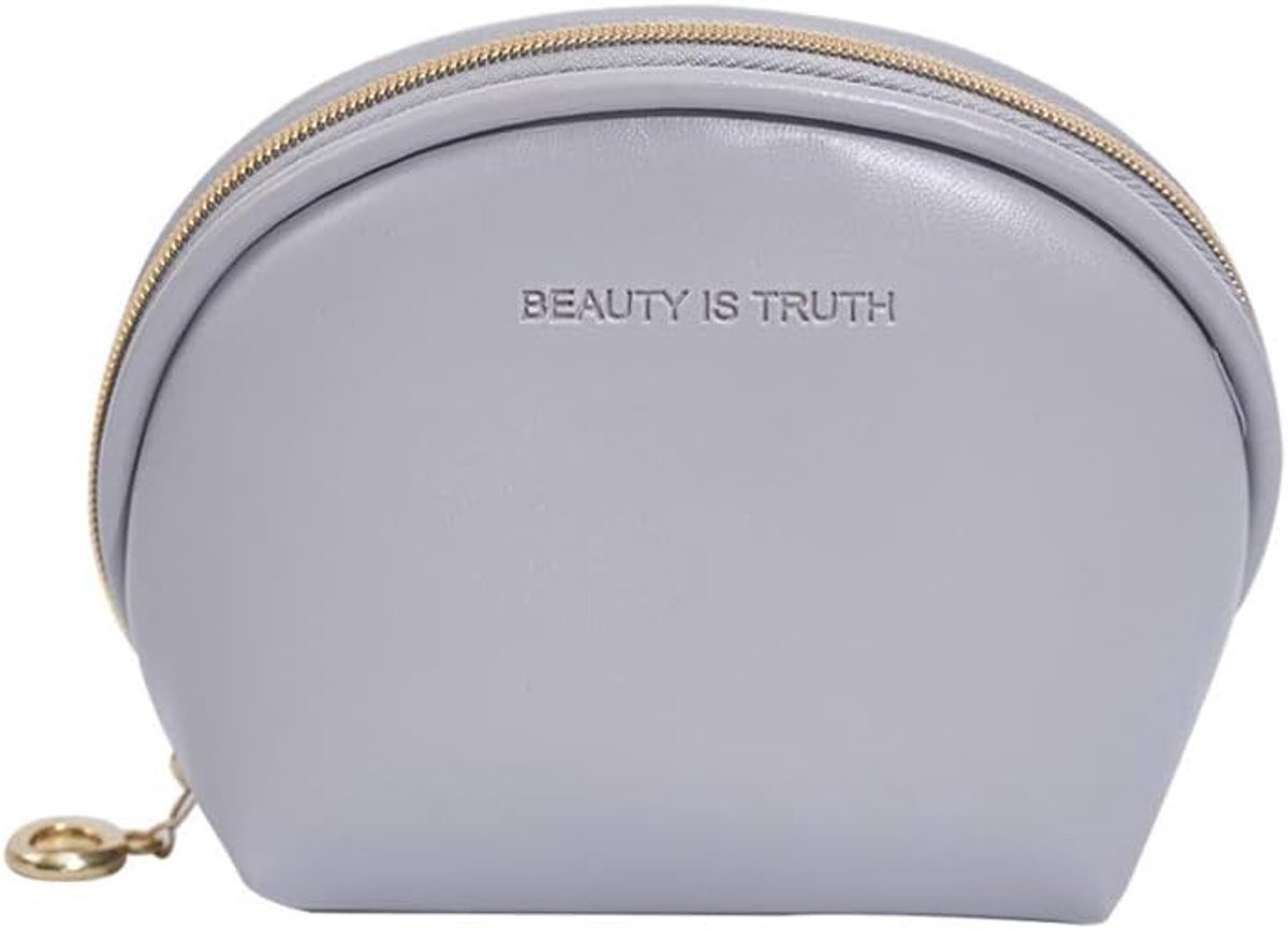 Cosmeticazakje klein - Grijs - Waterdicht - Ideaal voor make-up en sieraden - ShopVlot