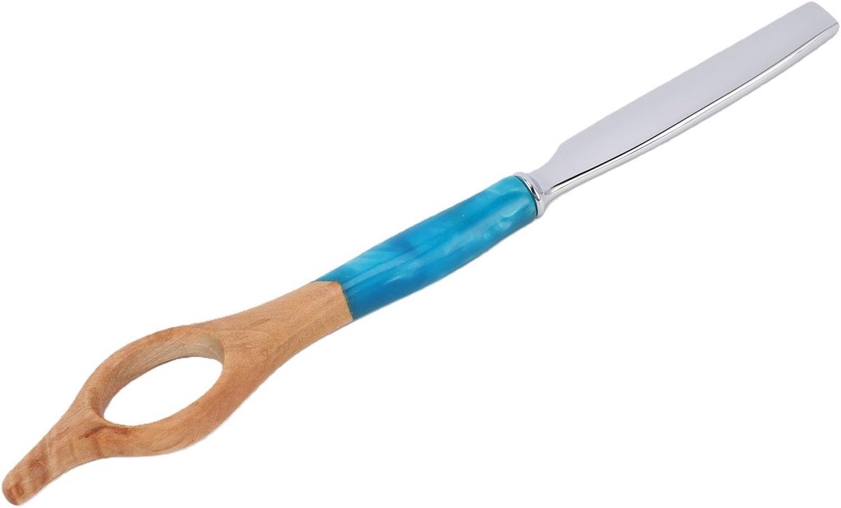 Handmatige Baardtrimmerhouder van Zinklegering en Hout, Perfect voor Kappers en Baardverzorging, Duurzaam en Stijlvol