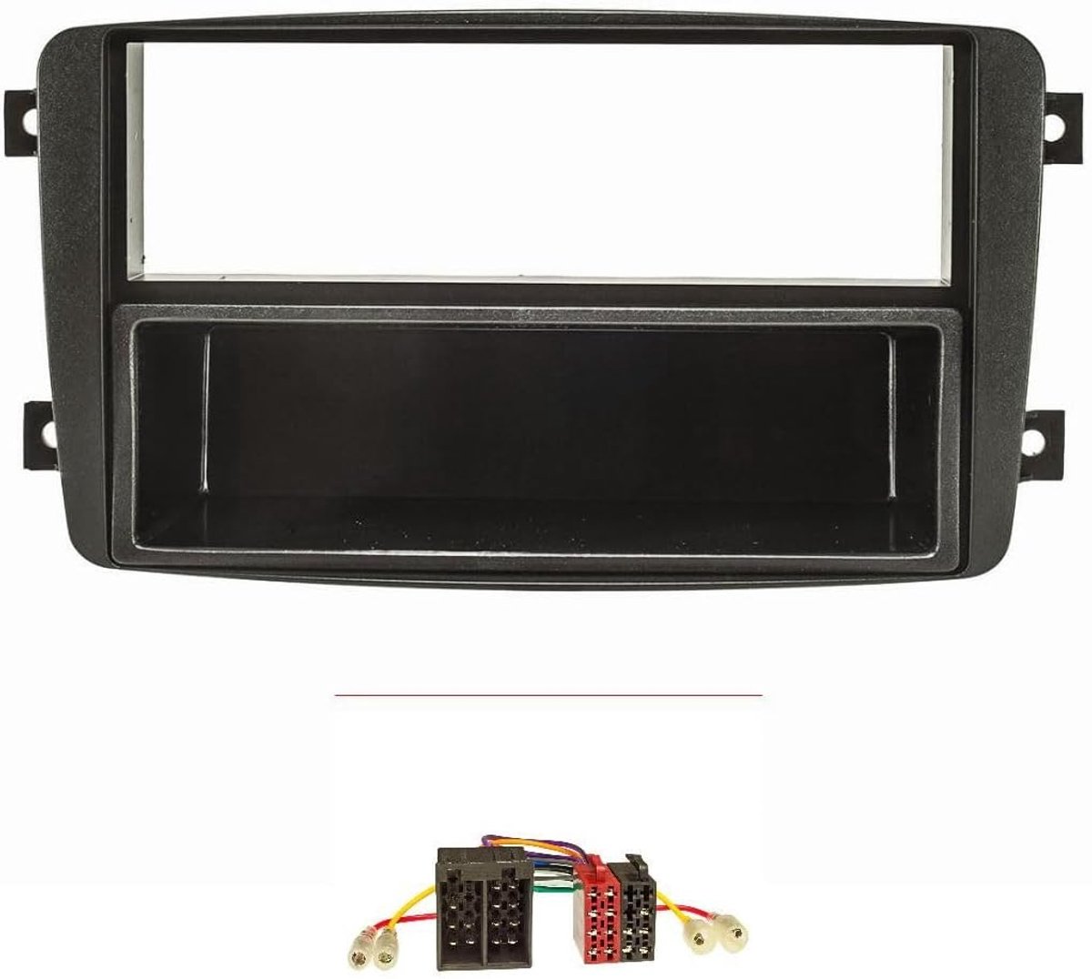 Radio installatie frame set - Geschikt voor Mercedes C-Class W203 - Inclusief radio adapter - Eenvoudige installatie - ShopVlot