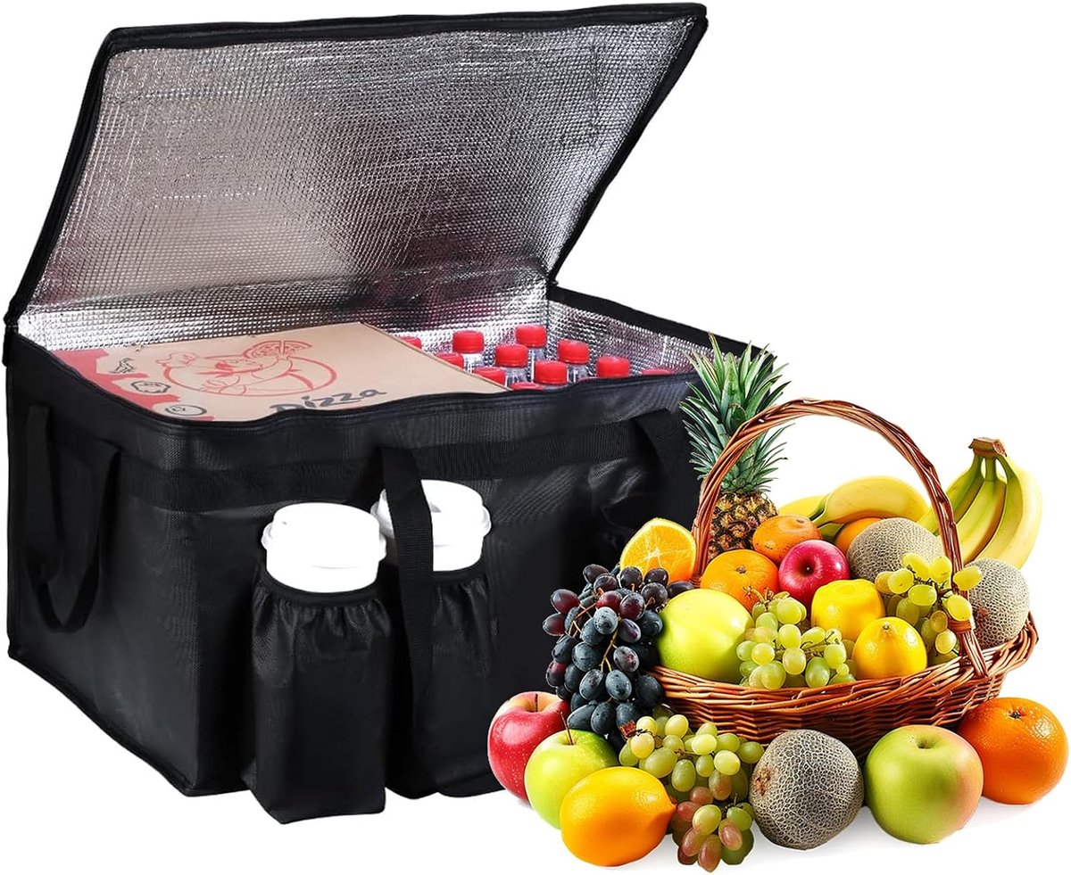 Koeltas Grote Picknicktas - Geïsoleerd - Vouwbaar - Ideaal voor Buitenactiviteiten - ShopVlot