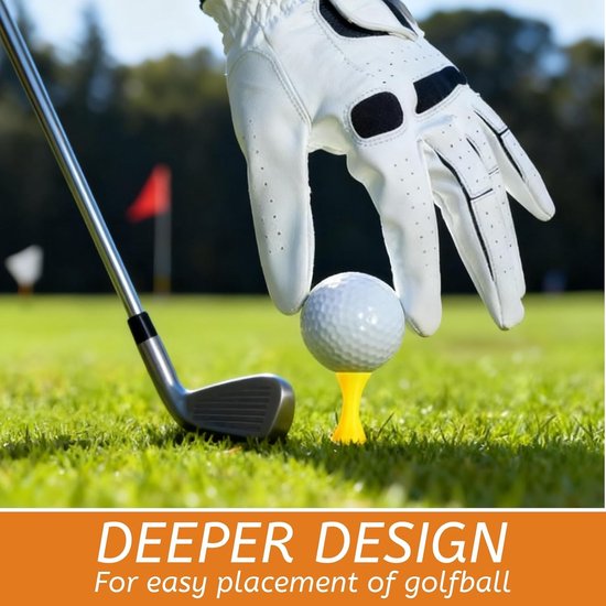 105 Stuks Golf Tees voor Wintergebruik, Herbruikbare Schokbestendige Plastic Tees, Ideaal voor Golftraining en Gezinsplezier — afbeelding 4