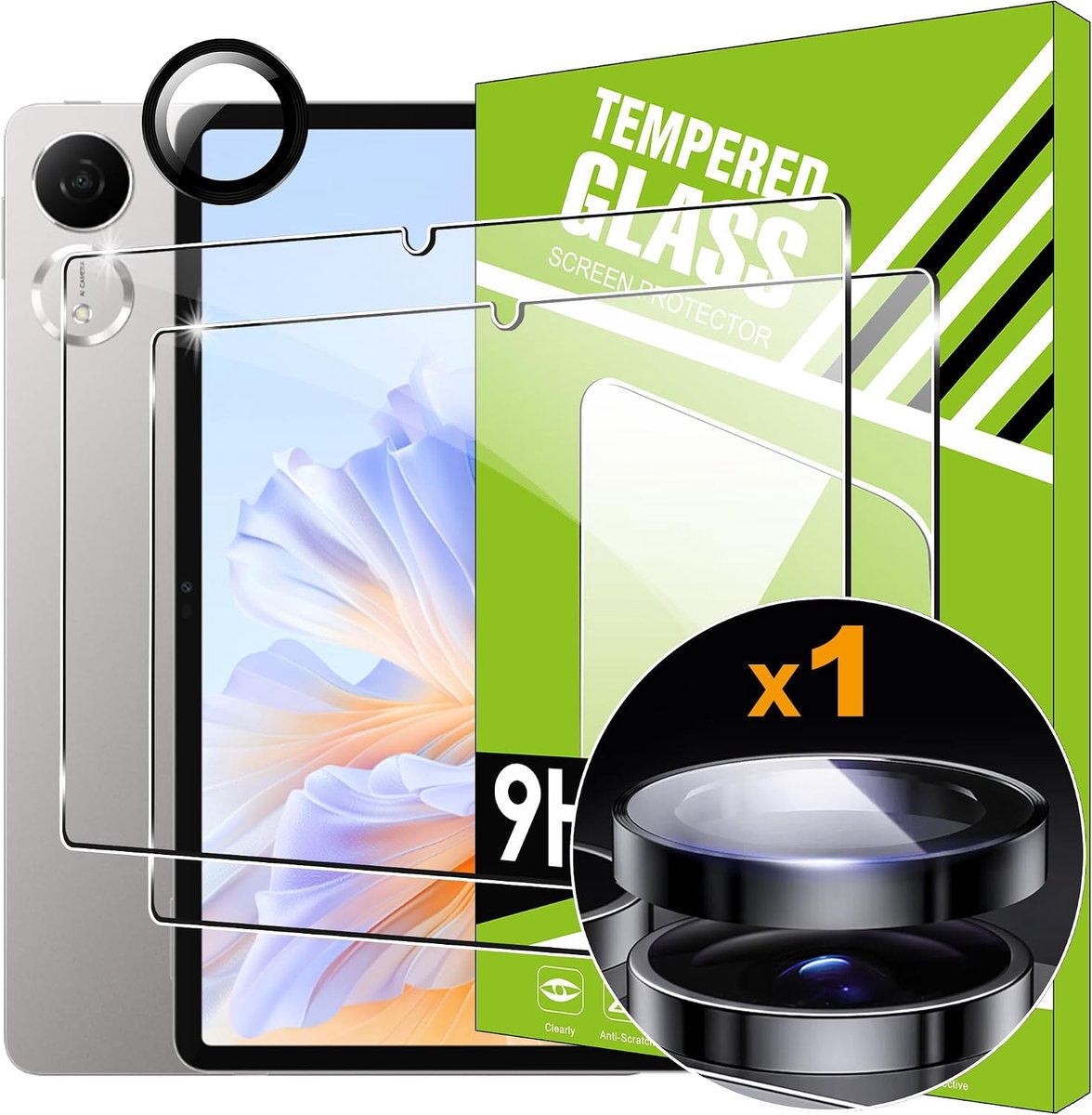 Screenprotector Honor Pad V9 11.5 Inch - 2 + 2 PCS - Tempered Glass - Ultradun en krasbestendig - ShopVlot