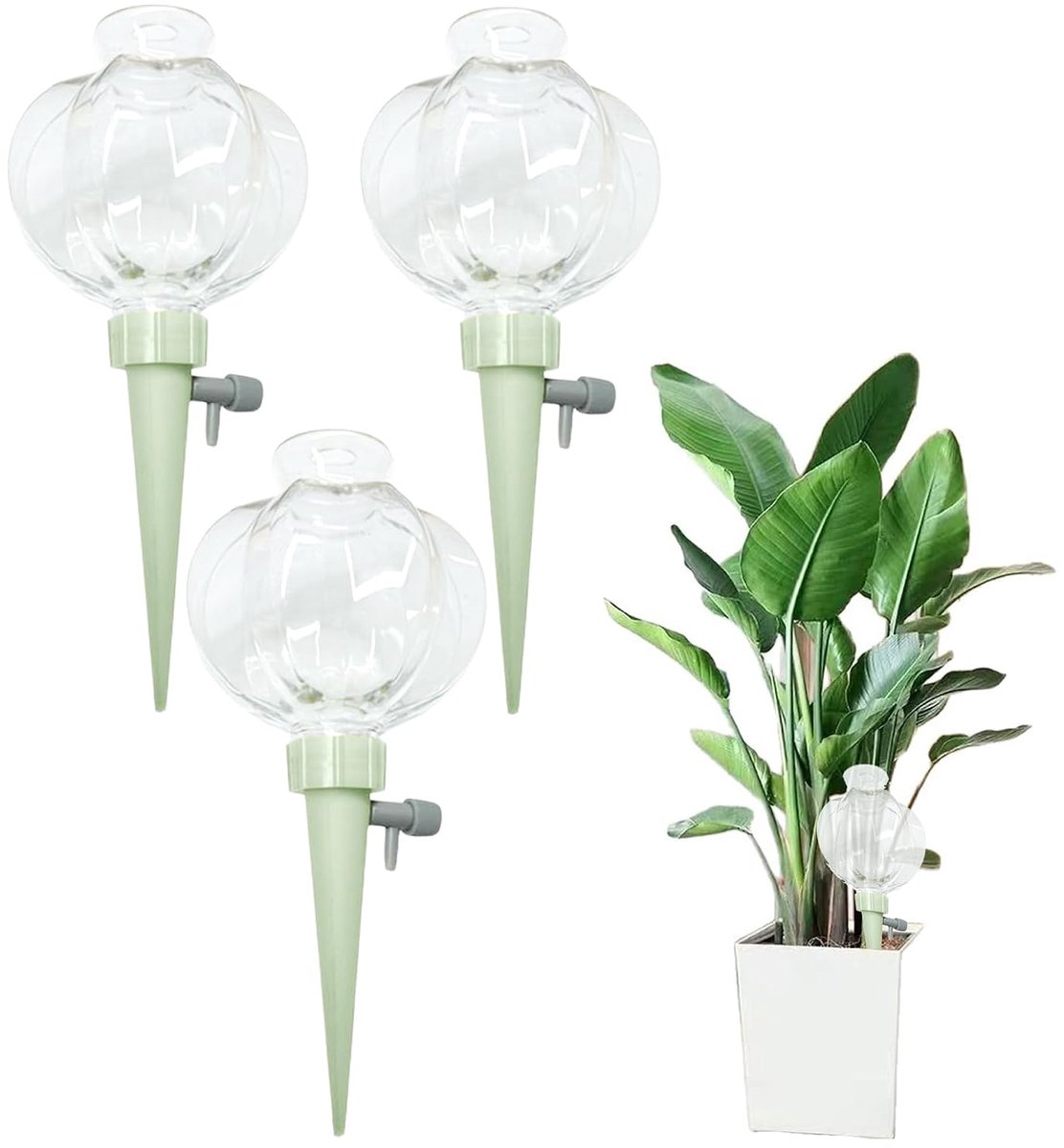 Irrigatiesysteem voor planten 21 x 9.5 cm - Automatische druppelaar - Verstelbare kleppen - Efficiënte bewatering - ShopVlot