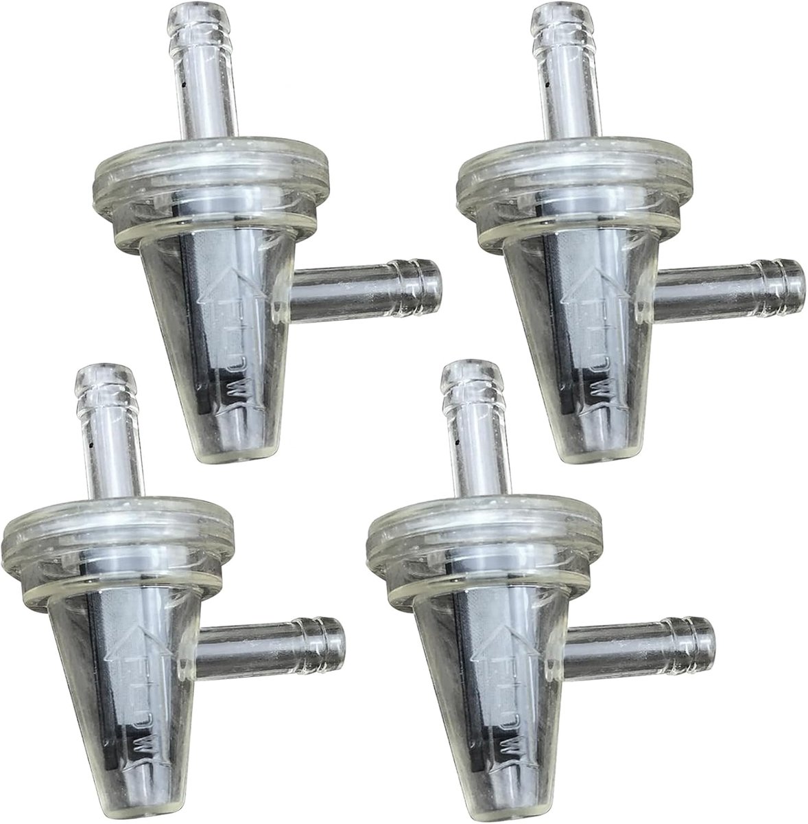Motorfiets brandstoffilter 1/4 inch - doorzichtig inline gasfilter - hoge kwaliteit - ShopVlot