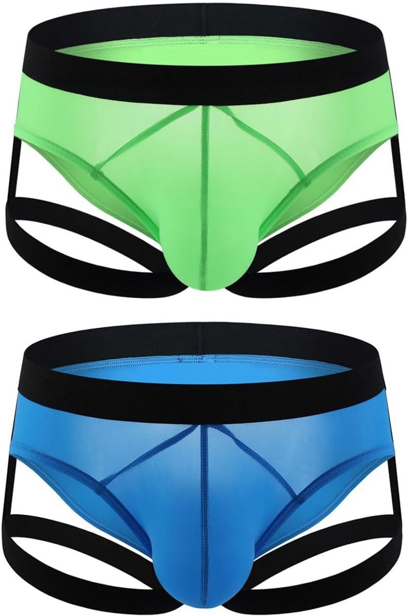 Jockstrap Ondergoed voor Mannen - Ice Silk - Ademend en Comfortabel - Perfecte Ondersteuning - ShopVlot