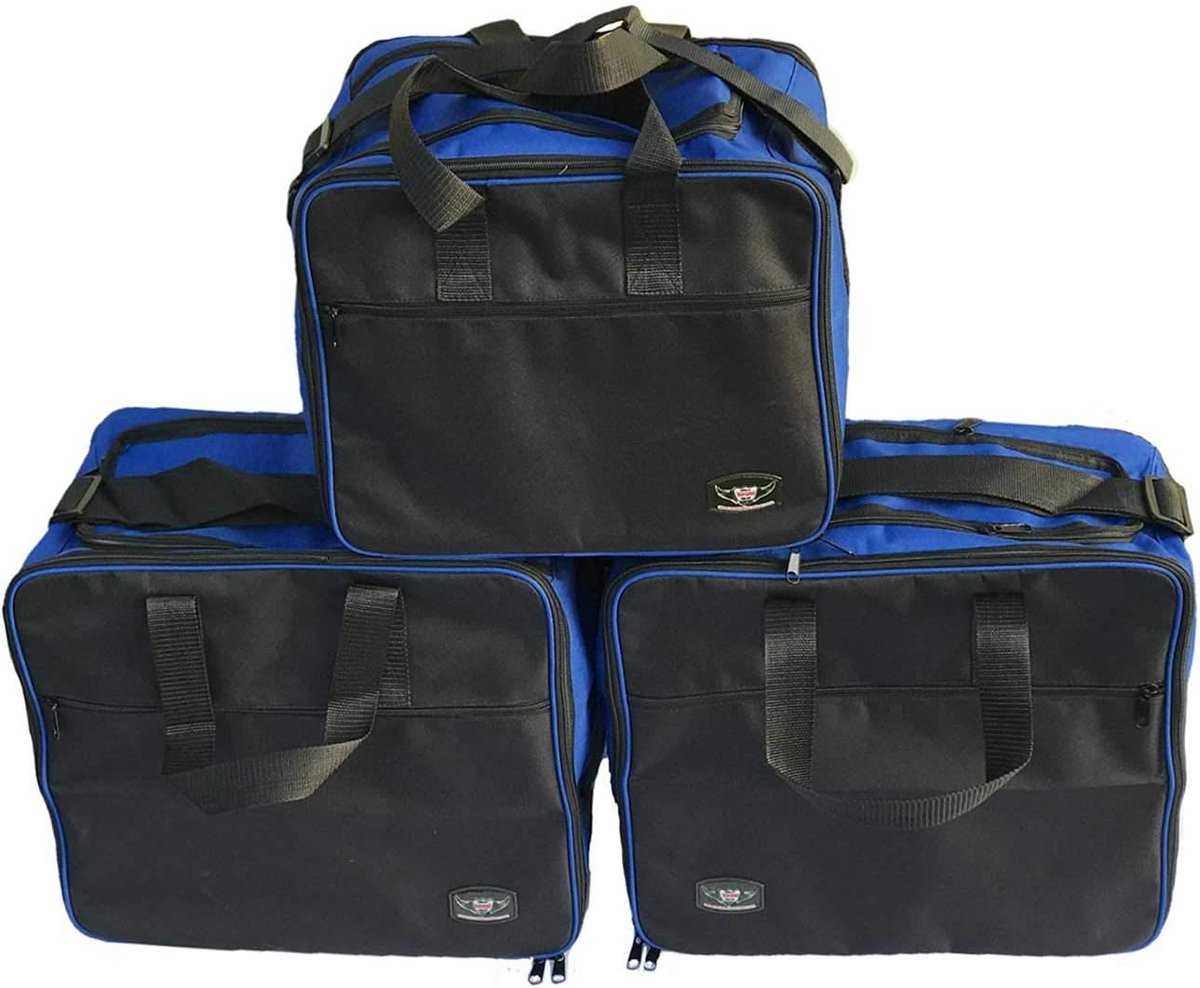 Liner Set voor BMW R1200GS Adventure GSA - 3-delige Motor Tas - Blauw-Zwart - Maximale ruimte benutting - ShopVlot