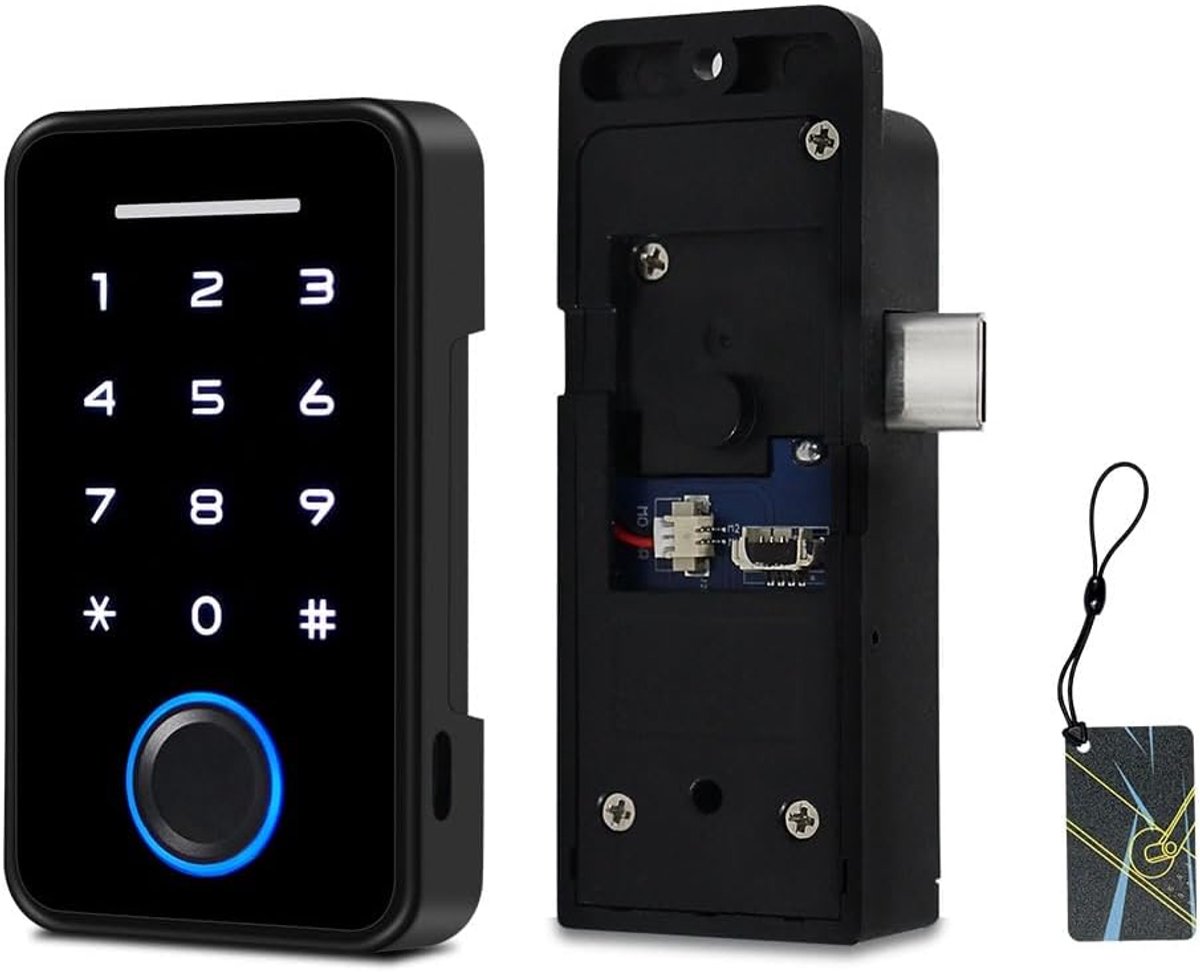 Slimme kastslot - Digitale RFID Bluetooth vingerafdruk - Kindveilig en gebruiksvriendelijk - ShopVlot