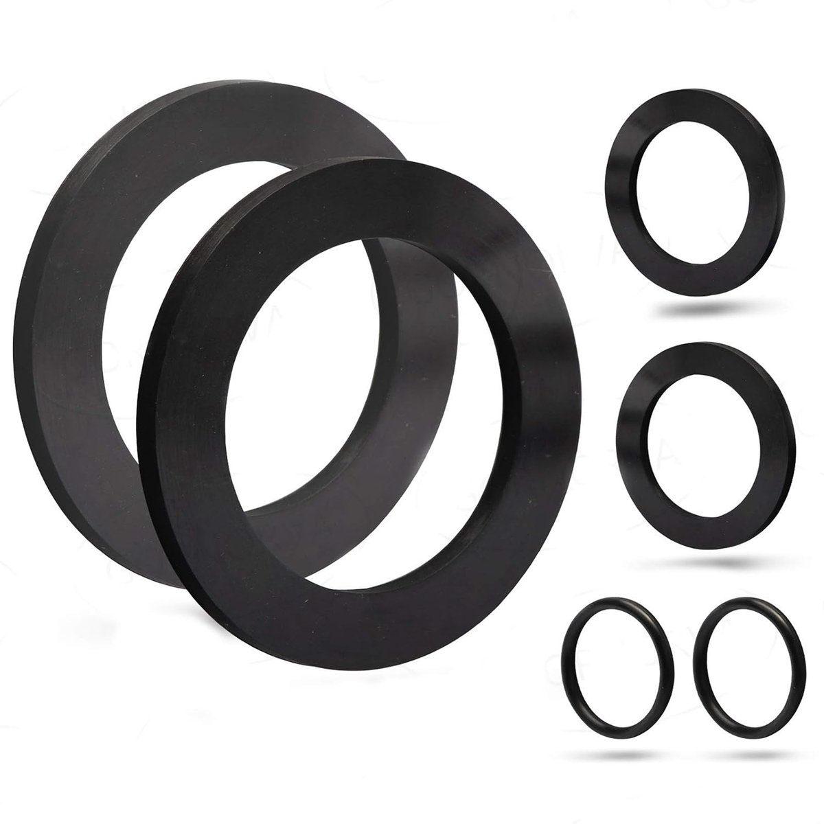 Strainer rubber ring set 25076RP - 2 O-ringen en ringen - Geschikt voor Intex 1-1/2" aansluitingen - ShopVlot