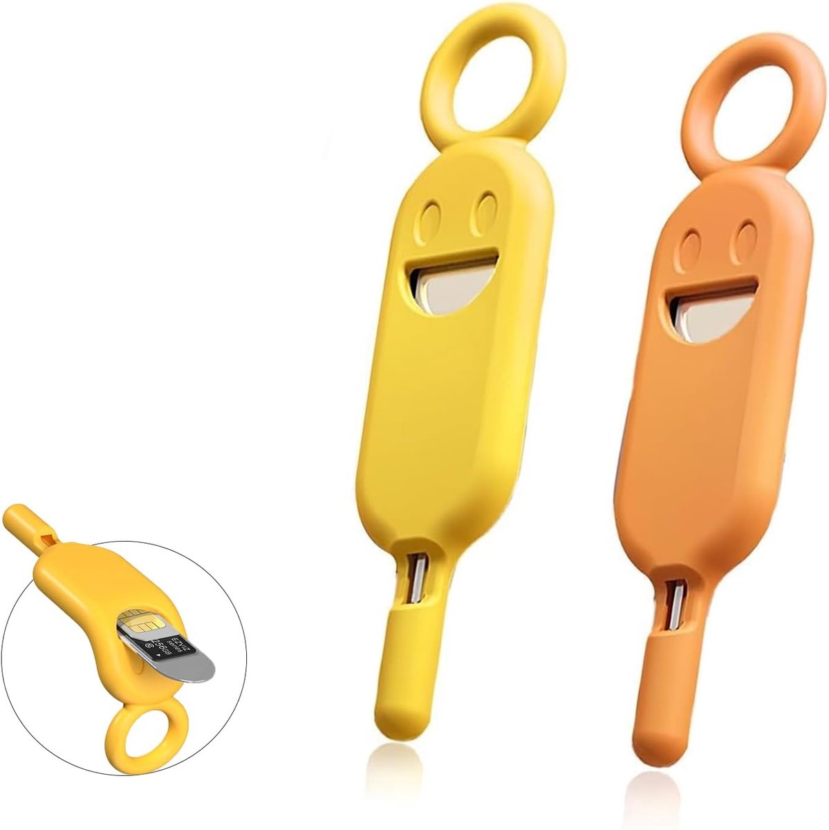 Simkaartadapter 3-in-1 - siliconen - universeel - eenvoudig te gebruiken - ShopVlot