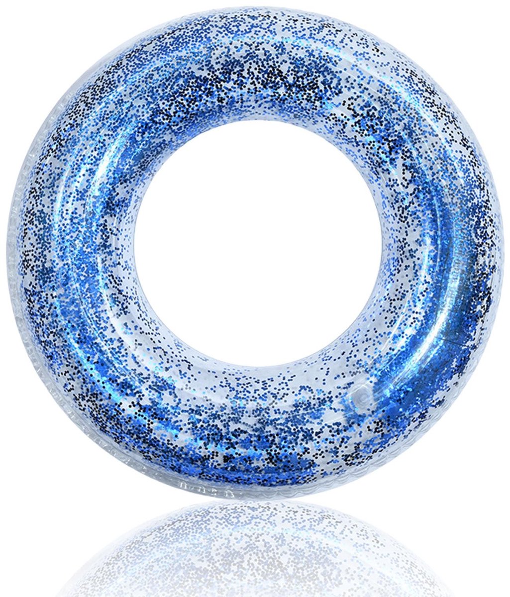 Solidchoice - Opblaasbare Zwemring voor Volwassenen met Sequins voor Zomerplezier