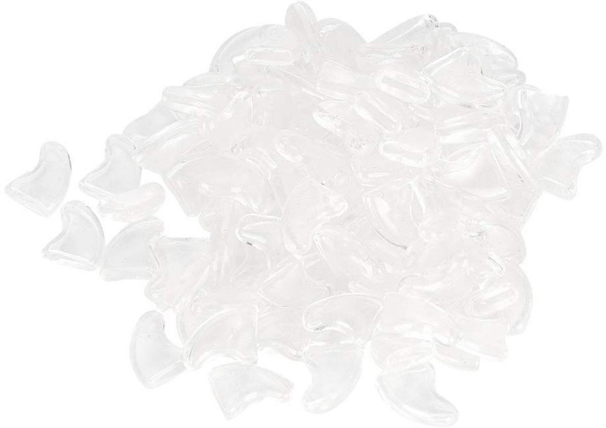 Huisdier Klauw Protector - Katten Nagel Covers - Meubels Beschermen - Zacht PVC Materiaal - 100 Stuks - Zwart Wit