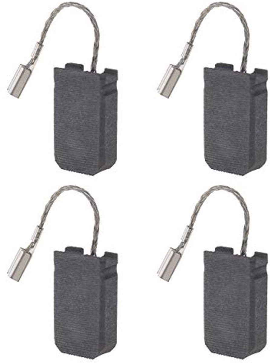 2 paar koolborstels 1607014176 motorborstels met automatische uitschakeling, compatibel met Bosch GWS 14-150 CI GWS 10-125 17x10x5mm
