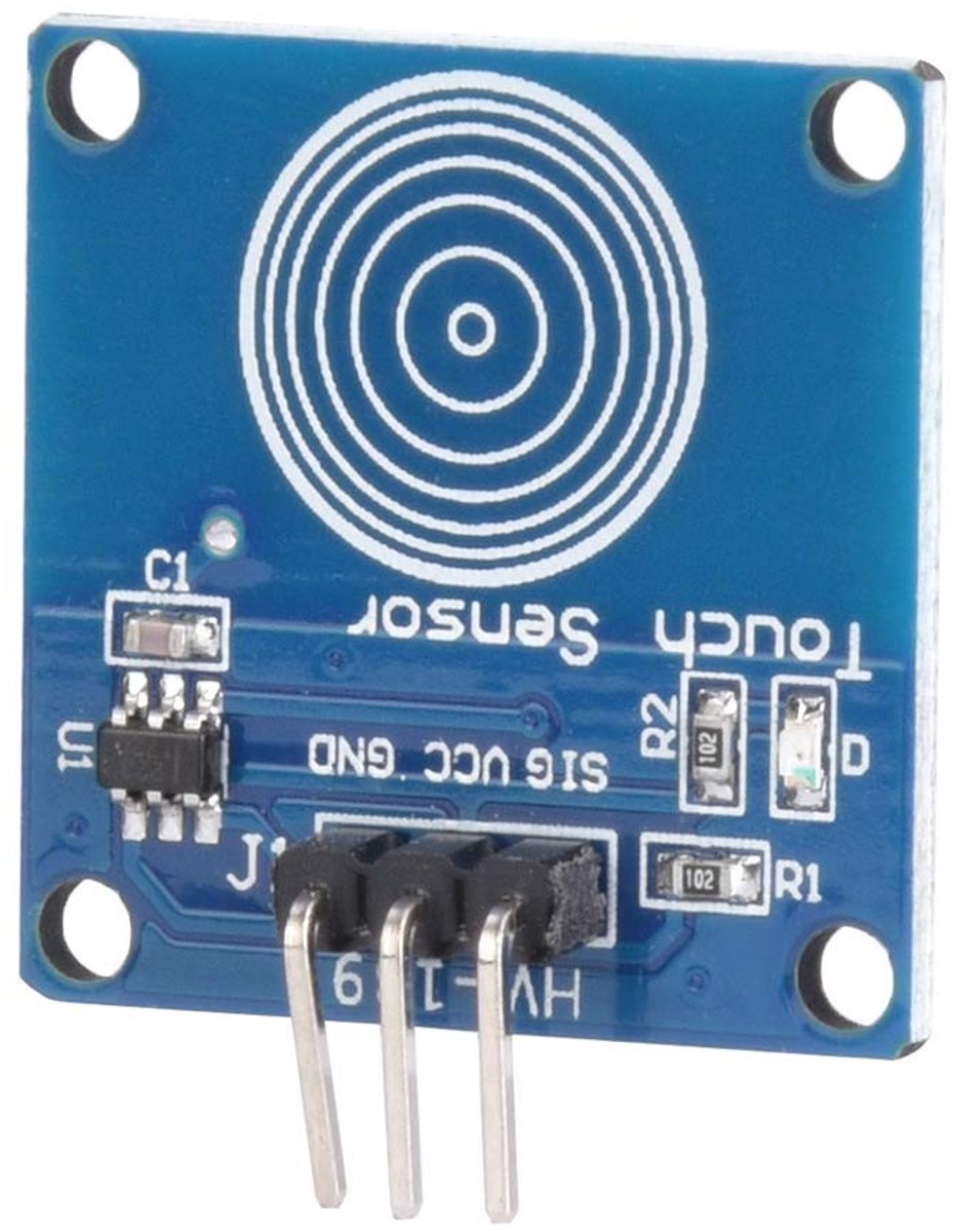 Solidchoice - Capacitatieve Aanraakschakelaarmodule 5-delige Digitale Sensor