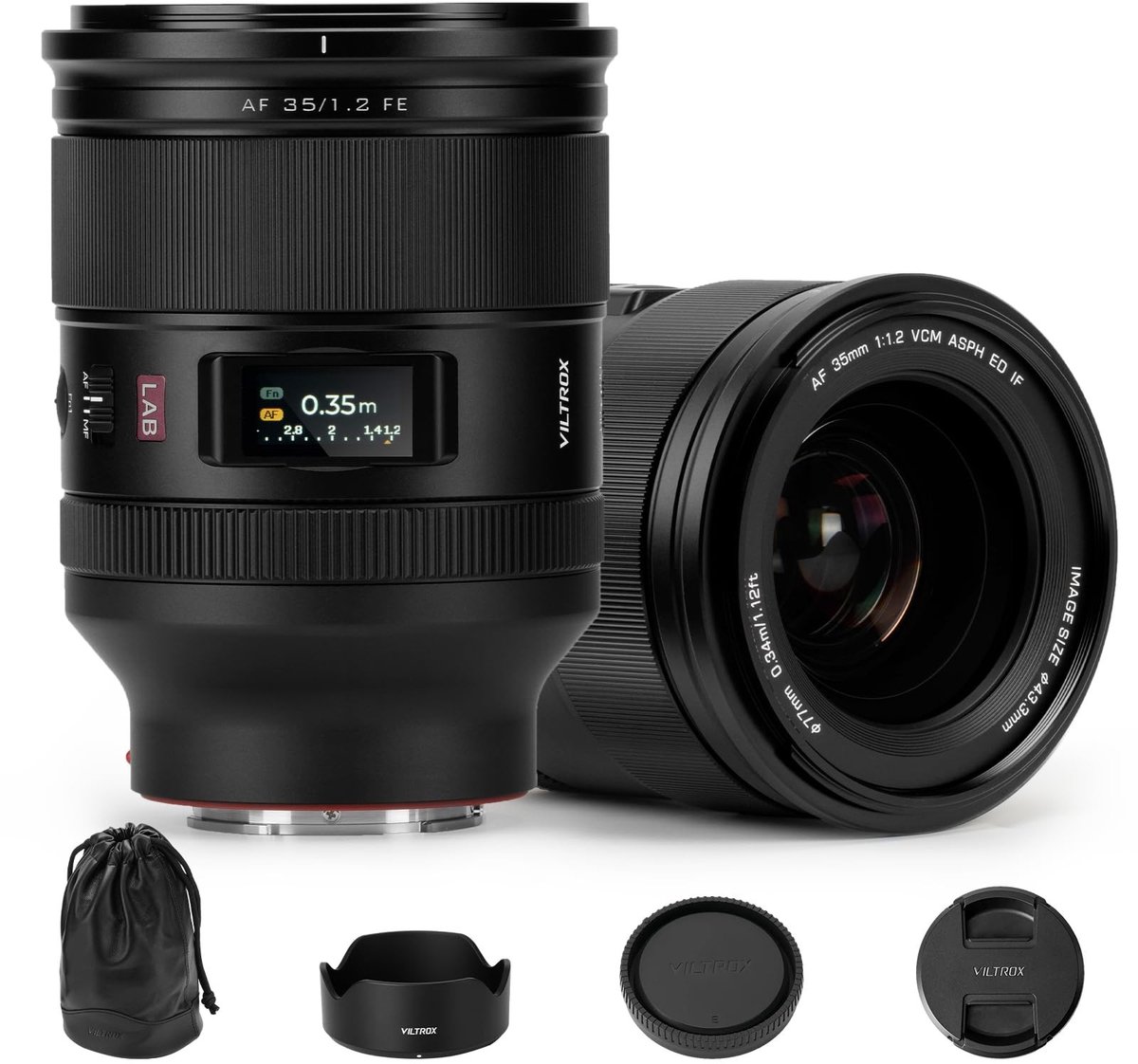 Solidchoice - 35mm F1.2 Full Frame Autofocus Lens voor Camera's