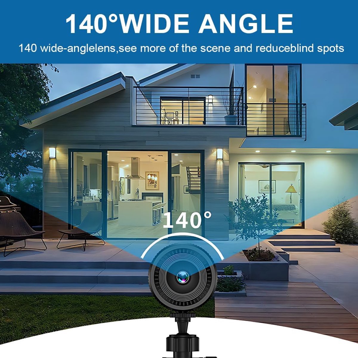 WiFi camera met nachtzicht - Smart AI detectie - Two-way audio - Veiligheid voor uw thuis - ShopVlot