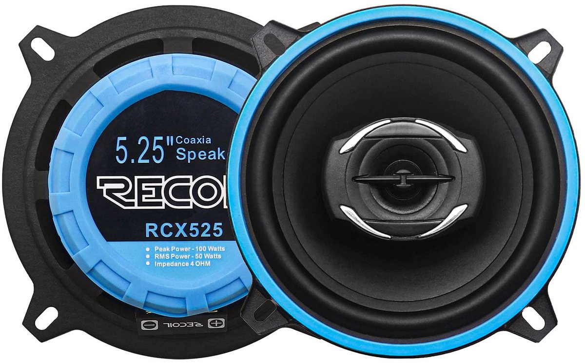 Solidchoice - Coaxiale Speakerset met 13cm Woofer, 2-Wege, 80W RMS
