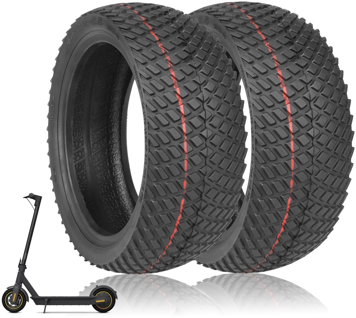 Solidchoice - Tubeless Banden voor Elektrische Scooter 60/70-6.5