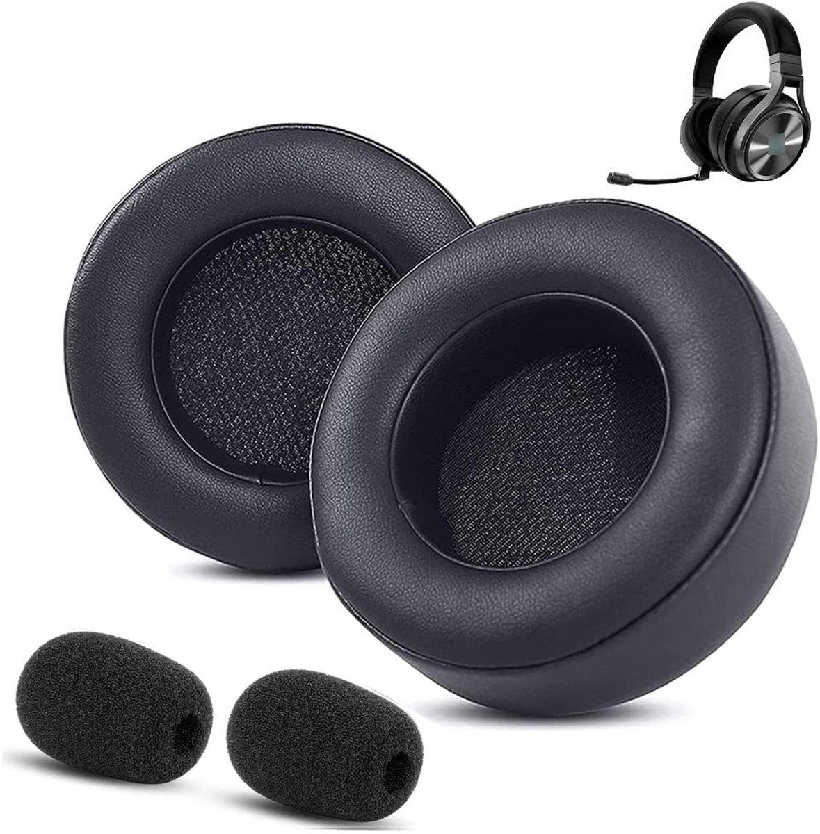 Solidchoice - Vervangende Oorkussens voor Gaming Headsets met Geheugenfoam
