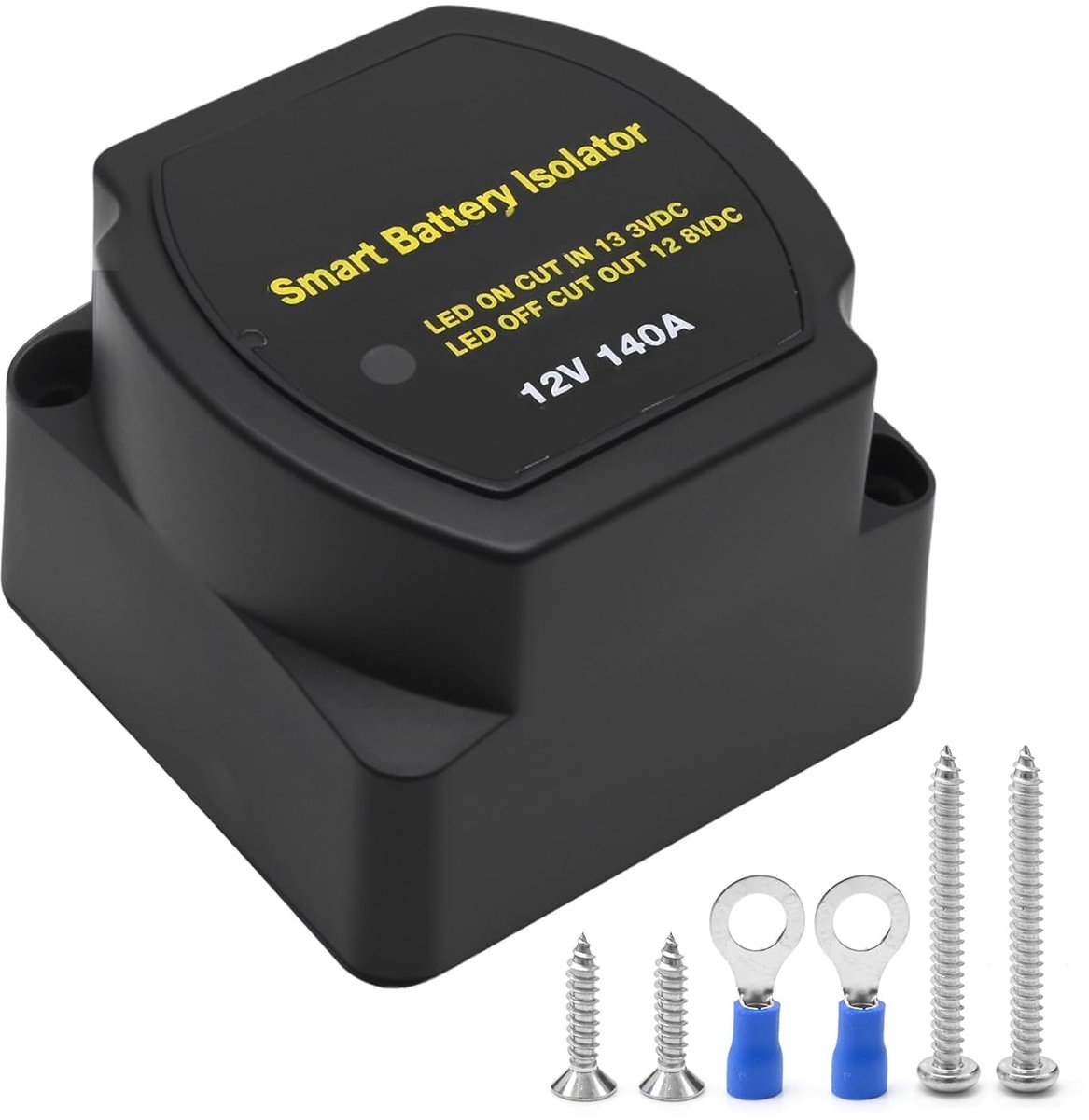 Accescheider 12 V 140 A - Automatisch met LED-display - IP67 Waterdicht - Ideaal voor campers en vrachtwagens - ShopVlot