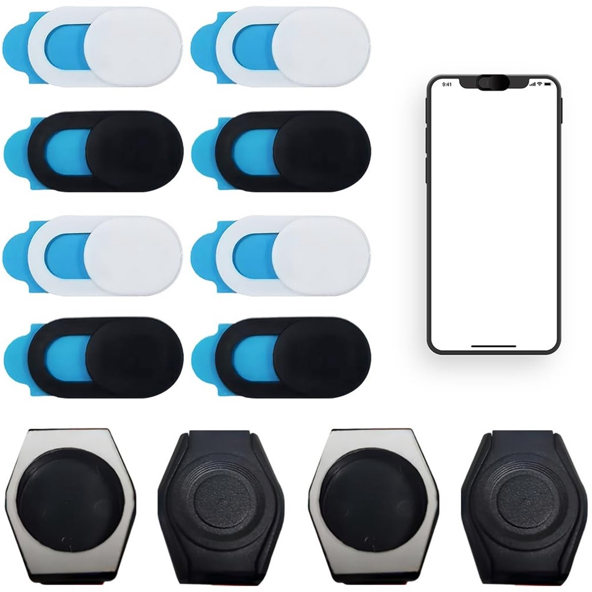 Solidchoice - Webcam Cover Set van 12 Stuks