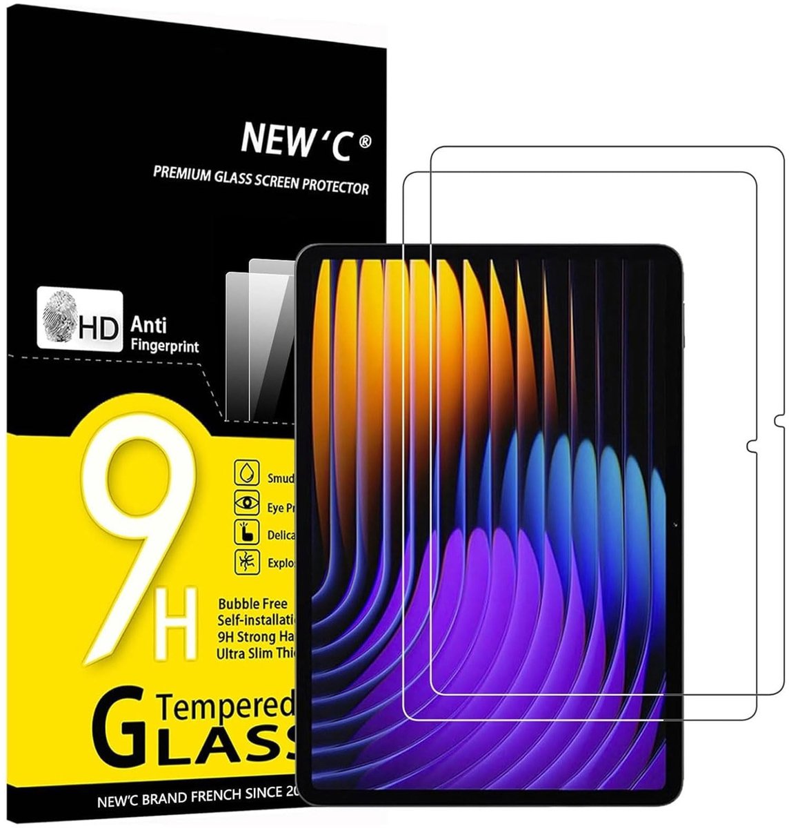 Solidchoice - Set van 2 Tempered Glass Screen Protectors voor Xiaomi Pad 7 en 7 Pro