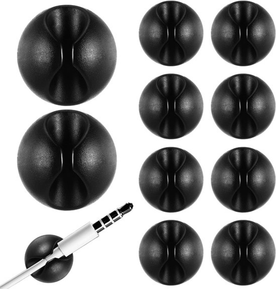 Set van 10 Zelfklevende Kabelclips voor Kabelbeheer