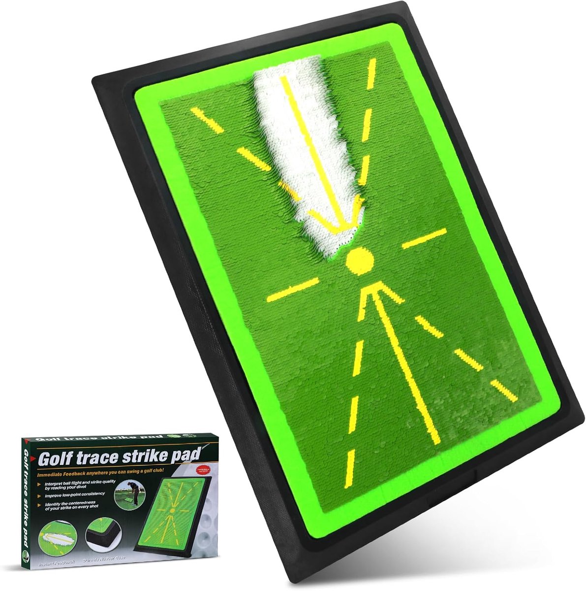 Golf Trainingsmat met Swing Pad Feedback - Anti-slip Rubber - Verbeter Swing Nauwkeurigheid - ShopVlot