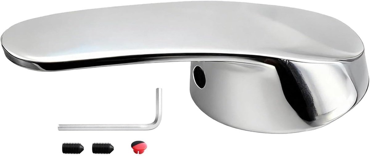 Kraan Handvat met Knop 40 mm - Zinklegering - Elegant Design - Eenvoudige Installatie - ShopVlot