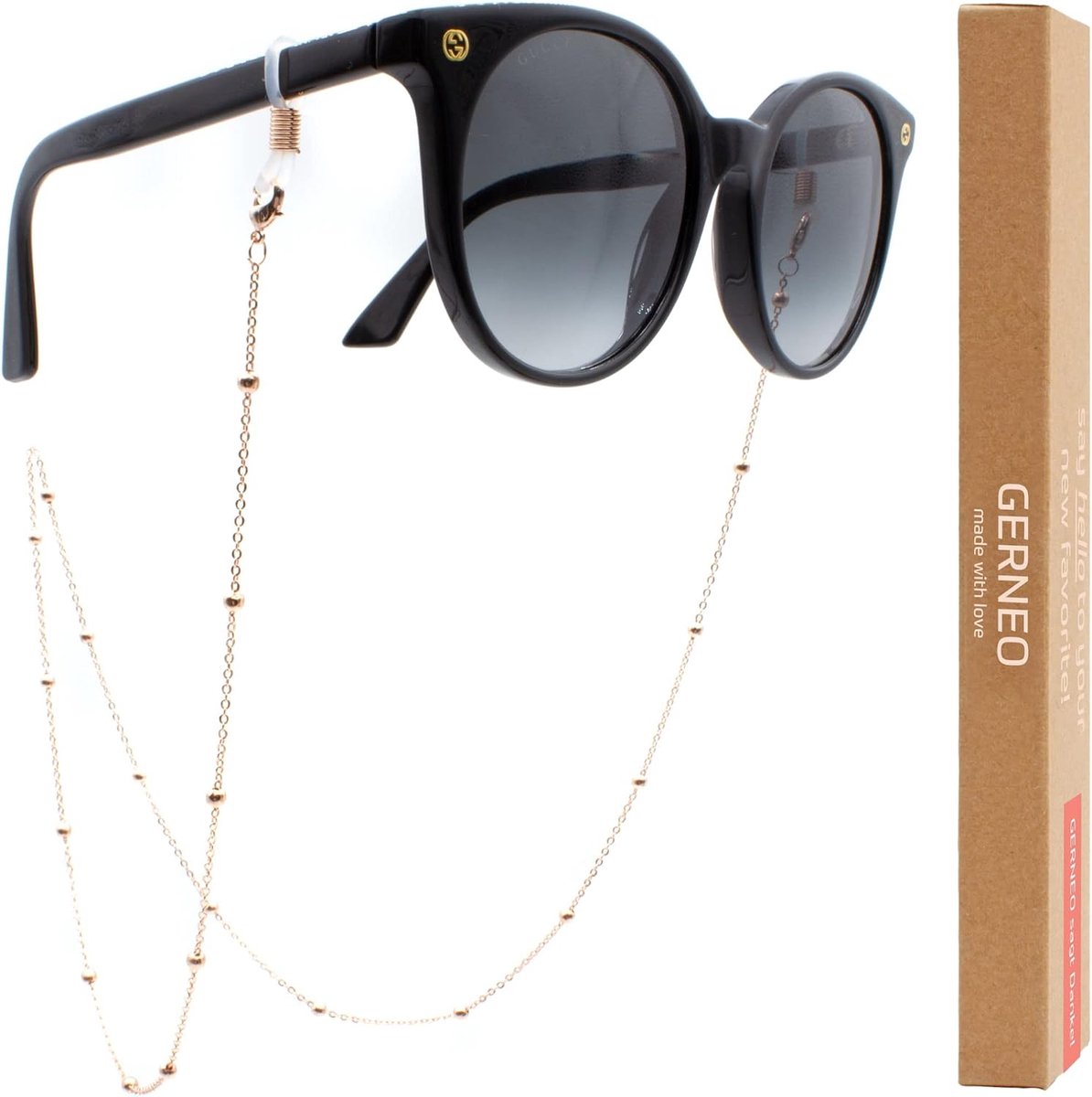 Brilkoord premium - 18 karaats goud of 925 zilver - unisex voor leesbrillen en zonnebrillen - ShopVlot