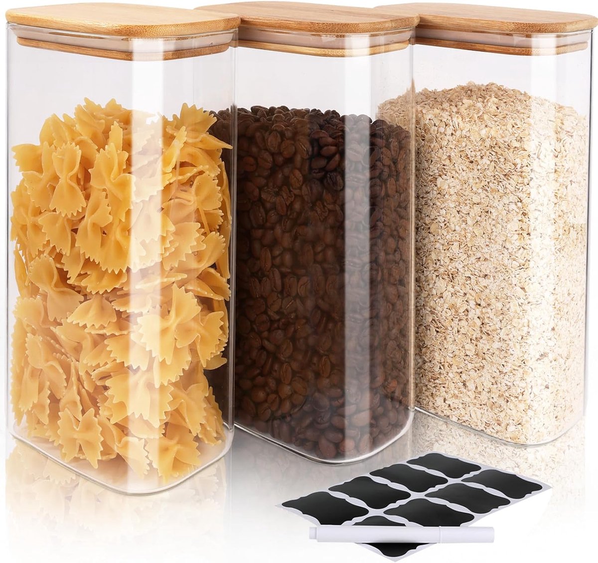 FoiiLiio Glass storage boxes 1700 ml - ShopVlot