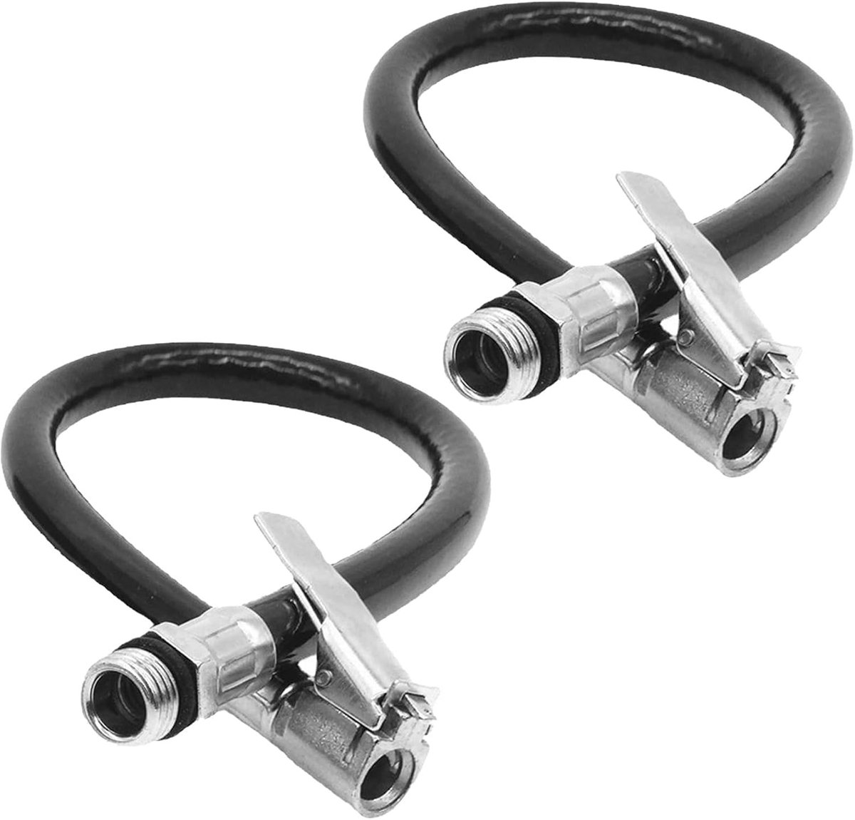Bandenpomp, 2 stuks, 38 cm, ventielverlenging, autoventiel voor auto, motorfiets, fiets, motorfiets, compressor voor - ShopVlot