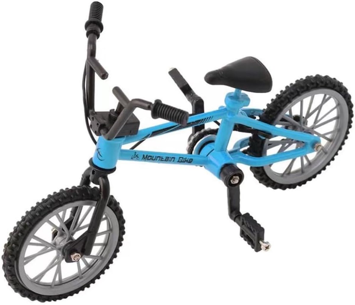 Miniature Bicycle Metal Bicycle Model Desk Craft Collection Miniature Decoration for Education, Office, Club - ShopVlot