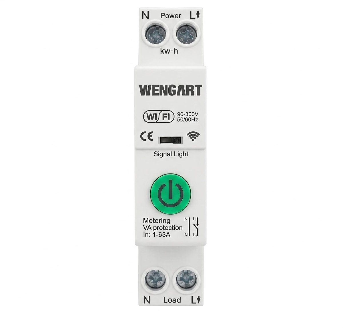 Wengart Smart Hutrailschakelaar voor huurders en smart-home-planner voor ruimtebesparende achteraf zonder - ShopVlot