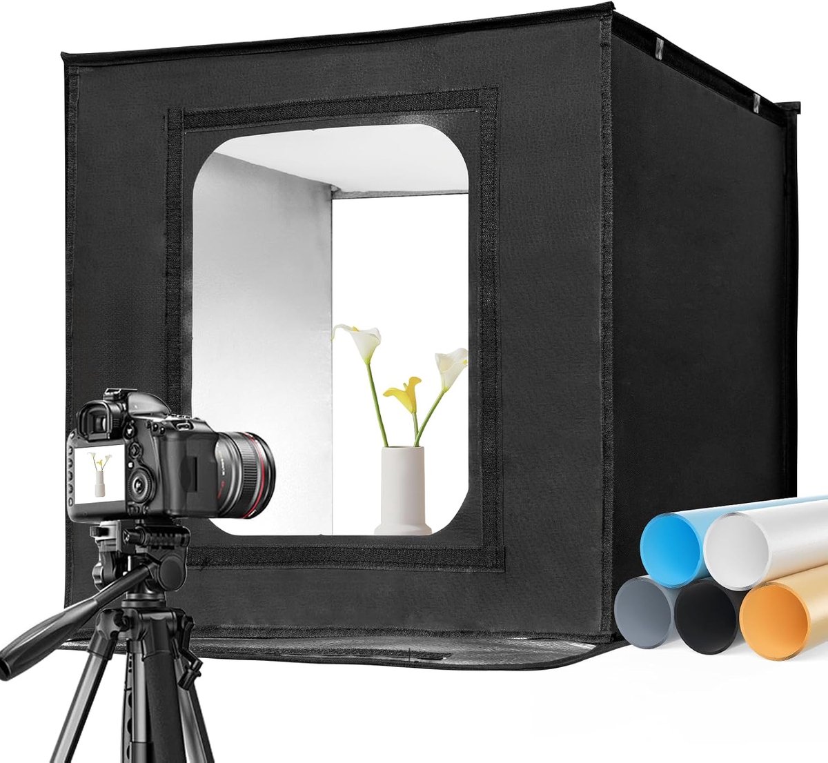 EMART Fotobox Photography 50x50cm Photo Studio Lightbox Light Tents Portable - ShopVlot