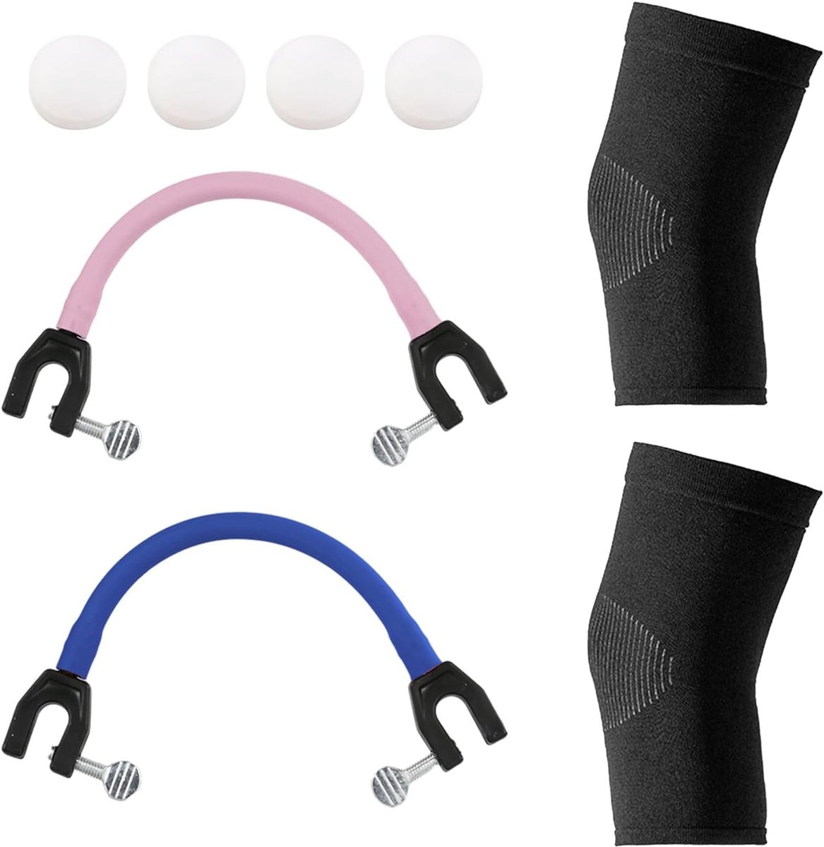 2 x snowboard connectors and 1 pair of elastic warm knee fields, snowboard holder, snowboard accessories, ski - ShopVlot