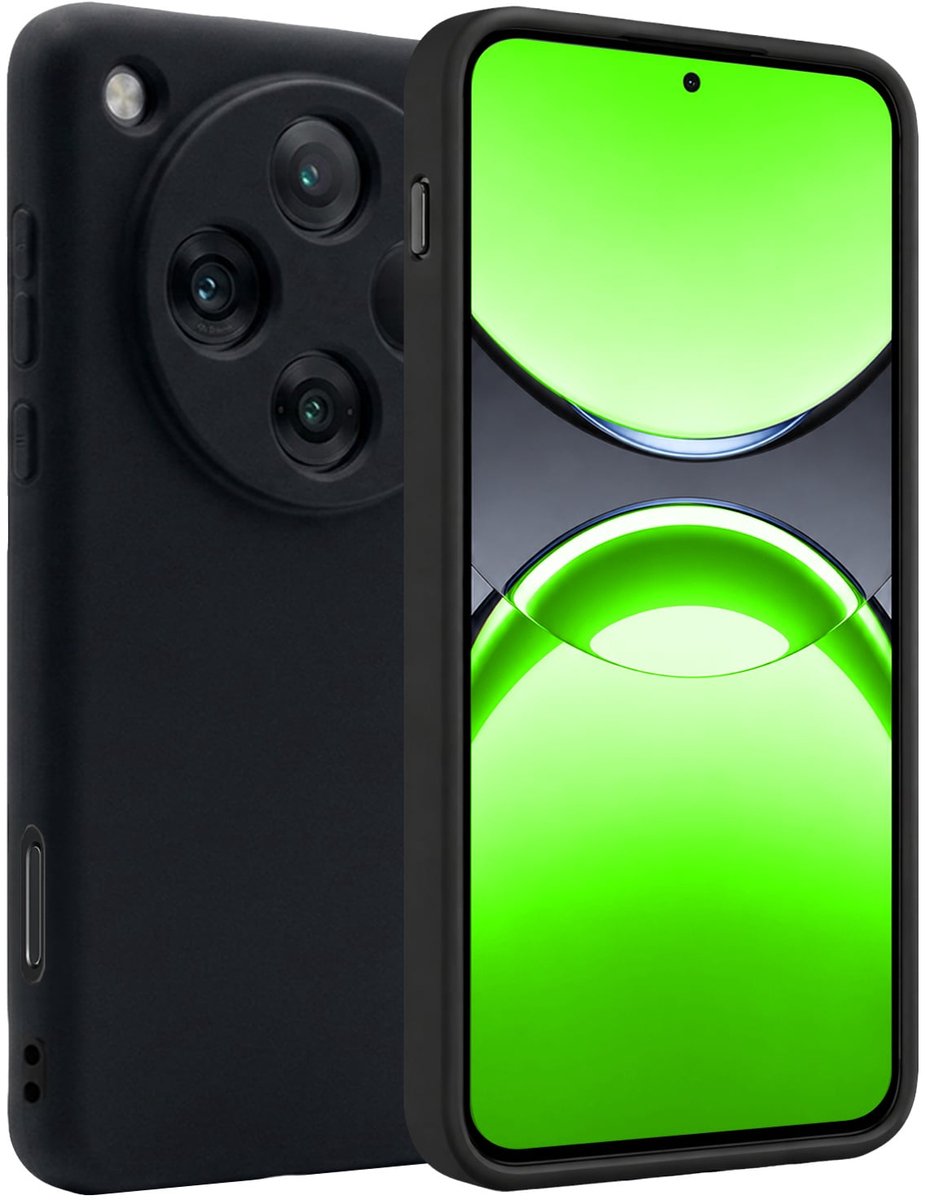 Hoesje Geschikt voor OPPO Find X8 Pro - Sterk & Shockproof - Hoes Cover - Siliconen Case - Zwart