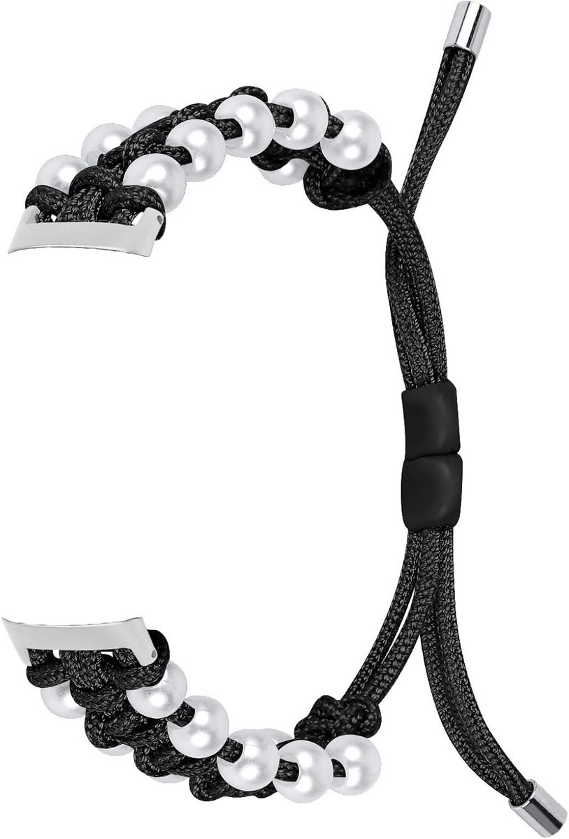 Horloge band voor Fitbit Inspire 1/2/3 - Ademend geweven stof - Verstelbaar - Elegante look voor elke gelegenheid - ShopVlot