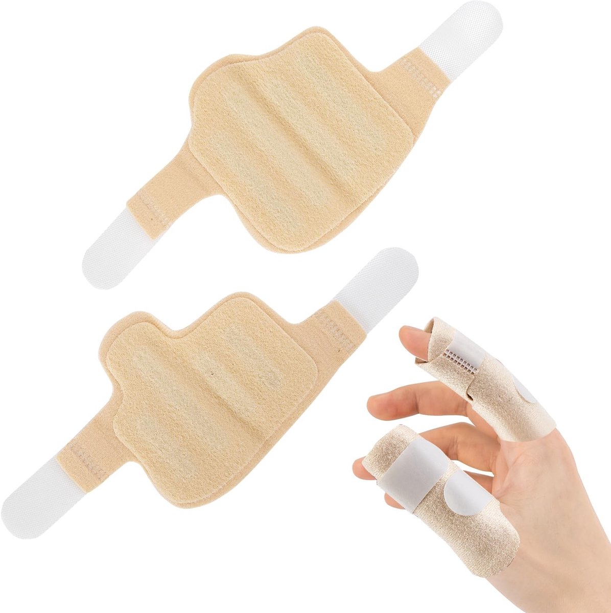 Solidchoice - 2 Stuks Vinger Splints voor Ondersteuning van Vingers