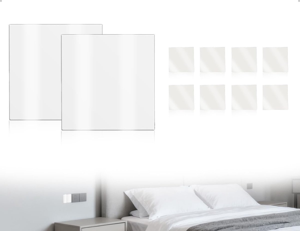 Solidchoice - Set van 2 Blinde Stopcontactcovers met Plakband