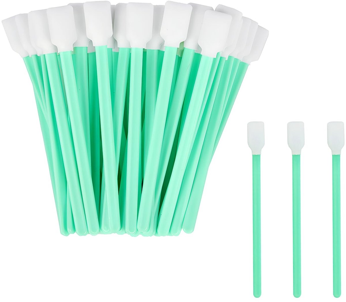 Solidchoice - Set van 100 Foam Reinigingssticks voor Precisie Reiniging