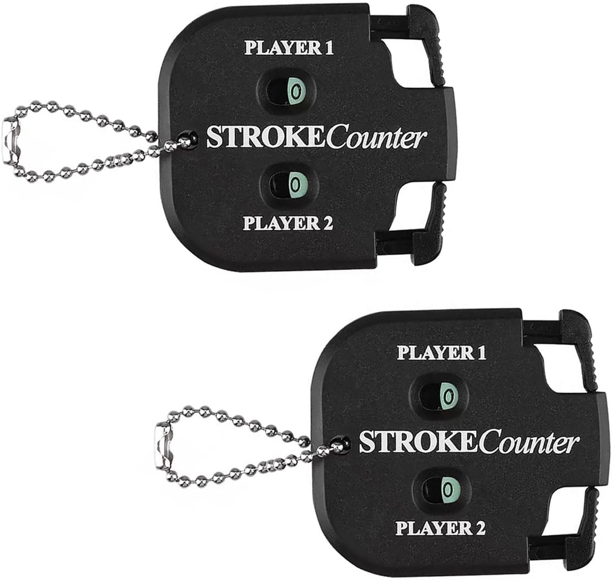 Golf teller voor 2 spelers - compact en robuust - met klikfunctie - ideaal voor toernooien - ShopVlot