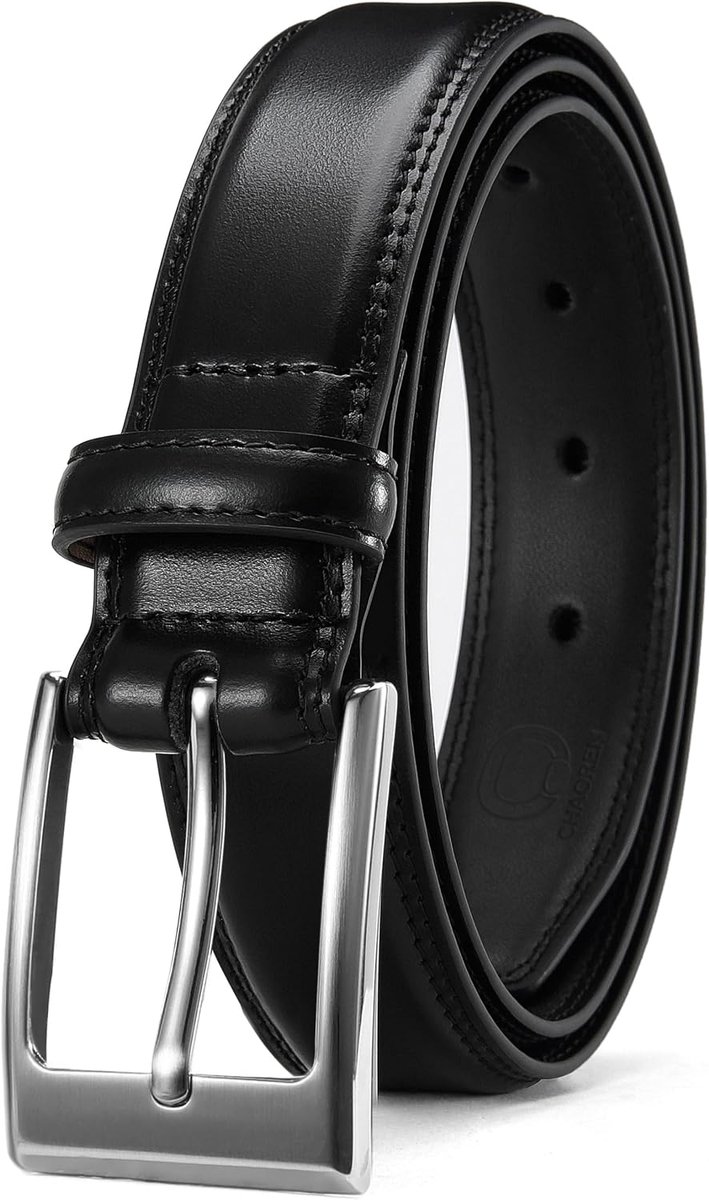 Leren riem 30mm - zakelijke stijl - perfect voor formele gelegenheden - ideaal bij herenschoenen - ShopVlot